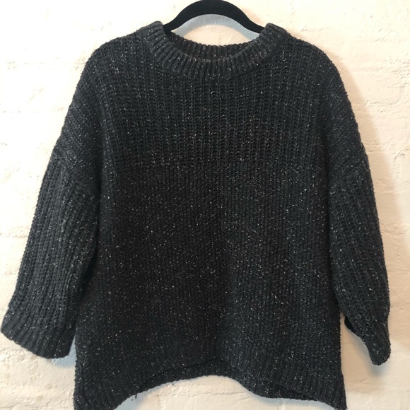 Mango chunky knit sweater with wide sleeves - Picture 1 of 3
